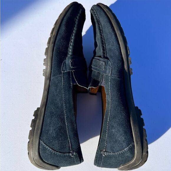 Florsheim Men Blue Suede Driving Moccasins Shoes Size 13D - Picture 4 of 10